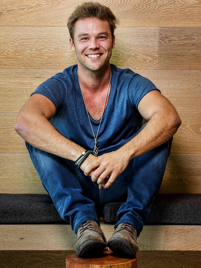 Australian actor Lincoln Lewis will play a solider in new Aussie film Danger Close. Picture: AAP Image/Brendan Esposito