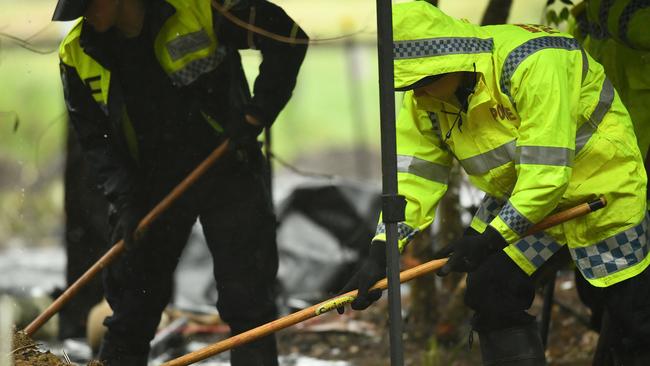 Police searching for William Tyrrell's remains in scrub off Batar Creek Rd, less than 900m from the Tyrrell family’s former home at Kendall. Picture NCA NewsWire / Trevor Veale