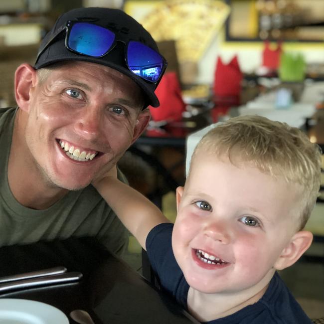 ‘Best dad in the world’, Ryan Hodges is pictured with son Ollie. Picture: Supplied