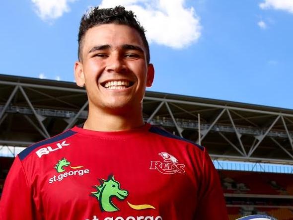 The Reds smiling assassin Isaia Perese.