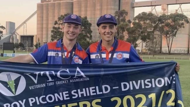 Jacob Marazita and Daniel Melican are two stars on the rise at Footscray United. Photo: Facebook.