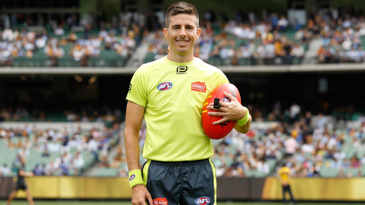 AFL umpire Michael Pell has been dumped. Picture: Dylan Burns/AFL Photos