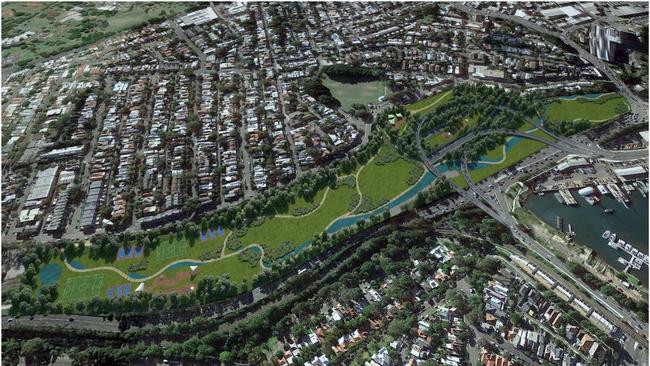 The WestConnex Rozelle interchange design.