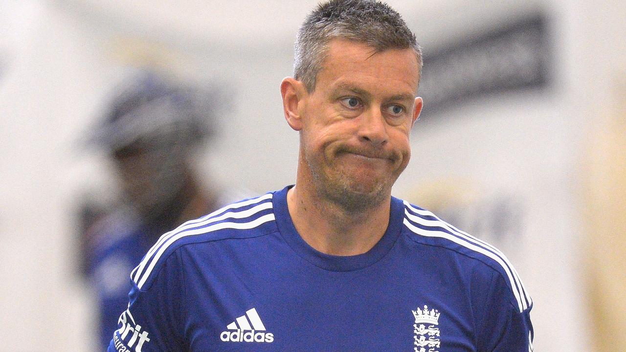 England’s Ashley Giles was given his orders. Photo by Stu Forster/Getty Images.