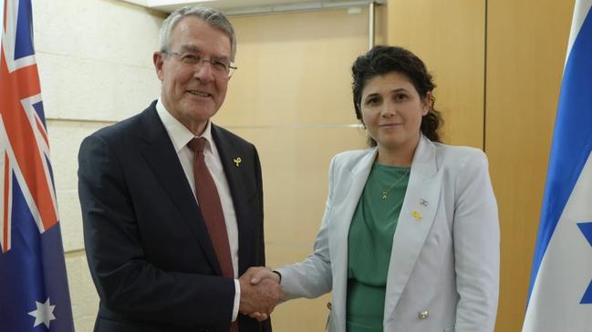 Attorney-General Mark Dreyfus with Israeli Deputy Foreign Affairs Minister Sharren Haskel. Picture: X