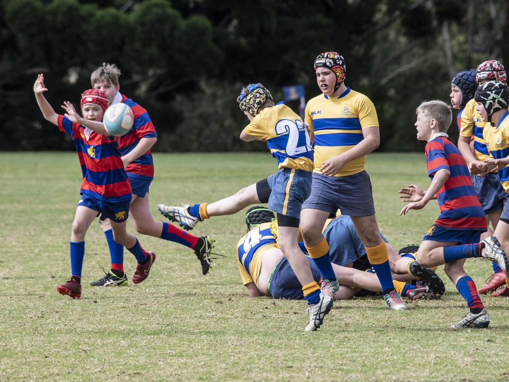 12As Downlands vs TGS. The O'Callaghan Cup played at Downlands College. Saturday, August 6, 2022. Picture: Nev Madsen.