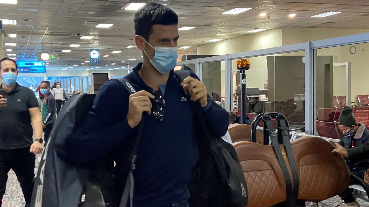 Novak Djokovic was deported from Australia over Covid-19 vaccination issues. Picture: Reuters