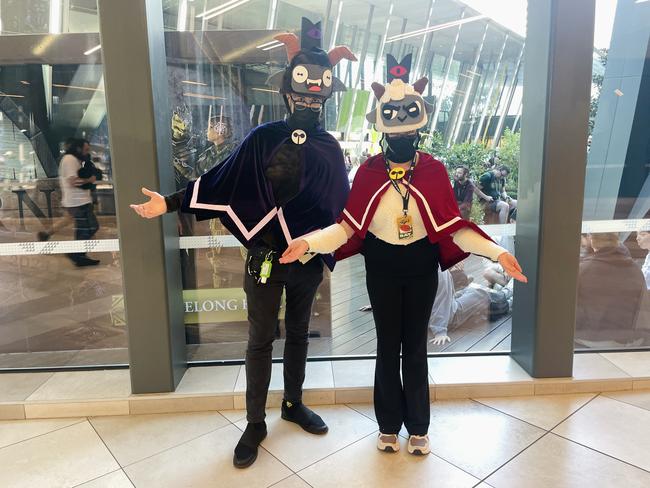 The PAX Aus Convention at the Melbourne Convention and Exhibition Centre (MCEC) on Saturday, October 12, 2024: Ruben Gonzales and Cristine Gonzales. Picture: Jack Colantuono