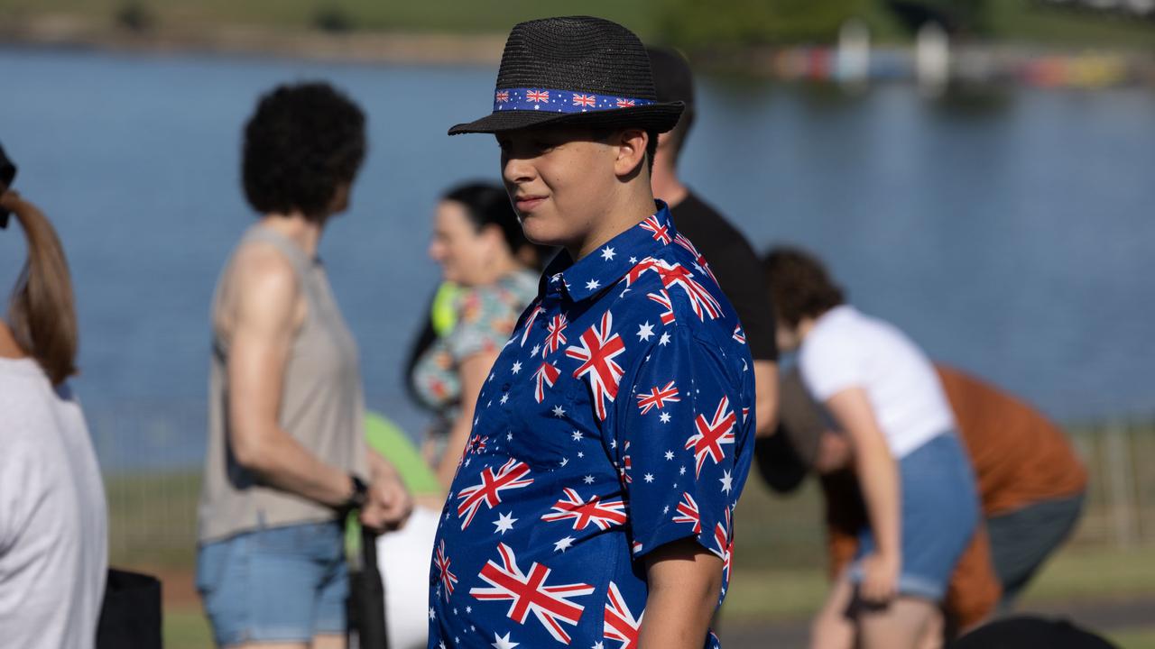 The survey found Australians still largely support the national day being celebrated on January 26. Picture: NCA NewsWire/ Gary Ramage