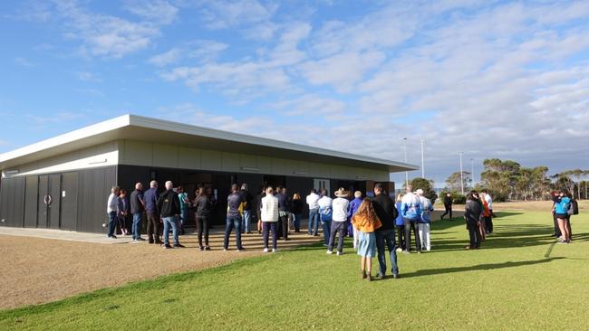 Representatives at the opening of the new Aldinga Sports Park. Picture: Supplied