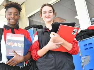 Shalom Mangweza and Georgia Kurtz are part of the growing cohort at Trinity College Gladstone.