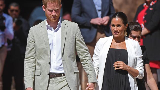 During her pregnancy Meghan faced even harsher than usual criticism. Picture: Fadel Senna / AFP