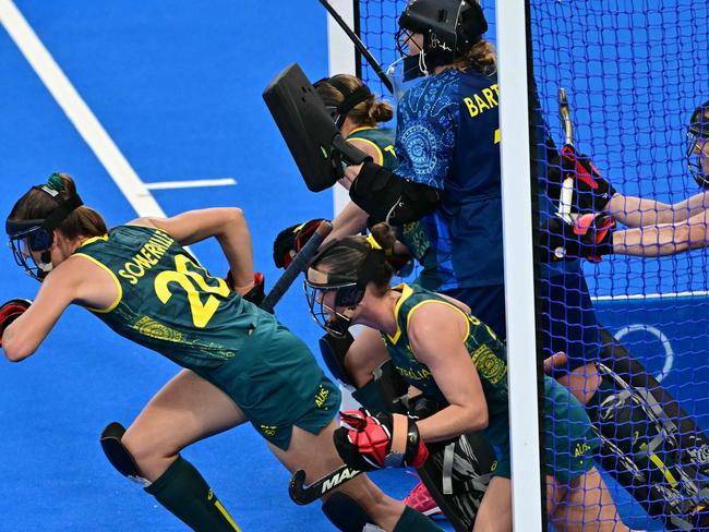 Australia will be out for revenge when the Hockeyroos take on Spain and China in Sydney. Picture: AFP