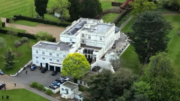 The Duke of York's Royal Lodge where he has lived since 2002