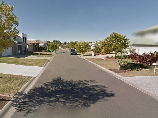 The break and enter happened on Rhodium Crescent, Hope Island. Picture: Google.