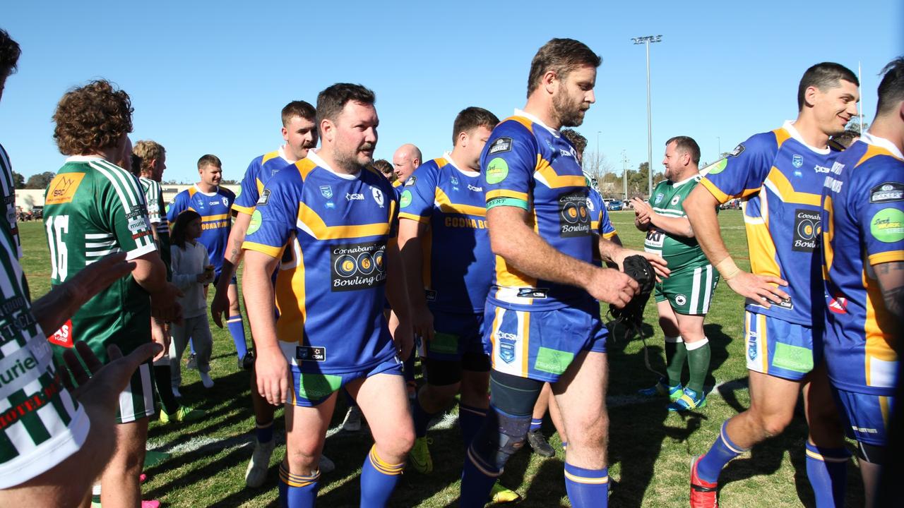 Former South Sydney premiership player Kyle Turner in action for the Coonabarabran Unicorns in July. Picture: Facebook