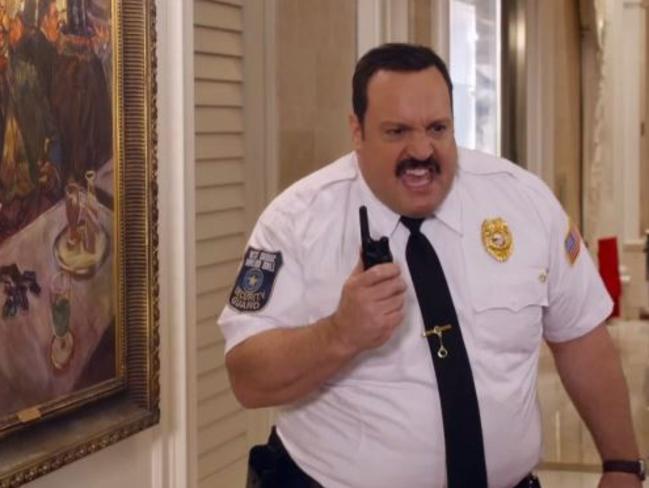 Kevin James reprises his role of Paul Blart.