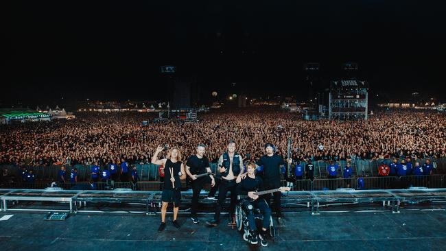 Parkway Drive play at the Wacken Open Air music festival in Germany, August 2019. Picture: Supplied