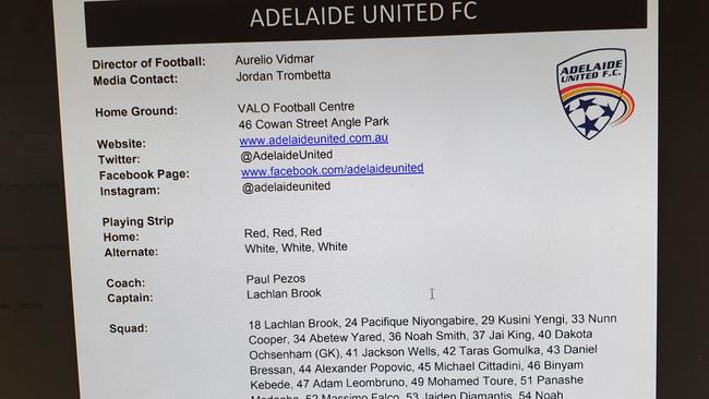 Aurelio Vidmar is still Adelaide United’s football director according to Football SA’s 2020 year book.