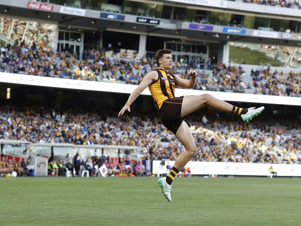 Mitch Lewis is facing a stint on the sidelines. Picture: Darrian Traynor/Getty Images.