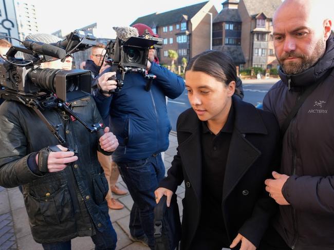 Kerr arrives at Kingston crown court on Thursday for the fourth day of her trial. Picture: PA