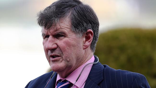 Trainer John Sadler was interviewed by stewards on Saturday. Picture: Tim Carrafa