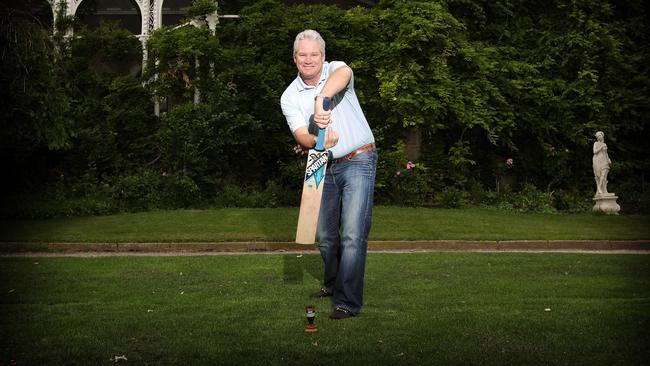 Dean Jones pictured in 2013 at Rupertswood Mansion, Sunbury the home of the Ashes.