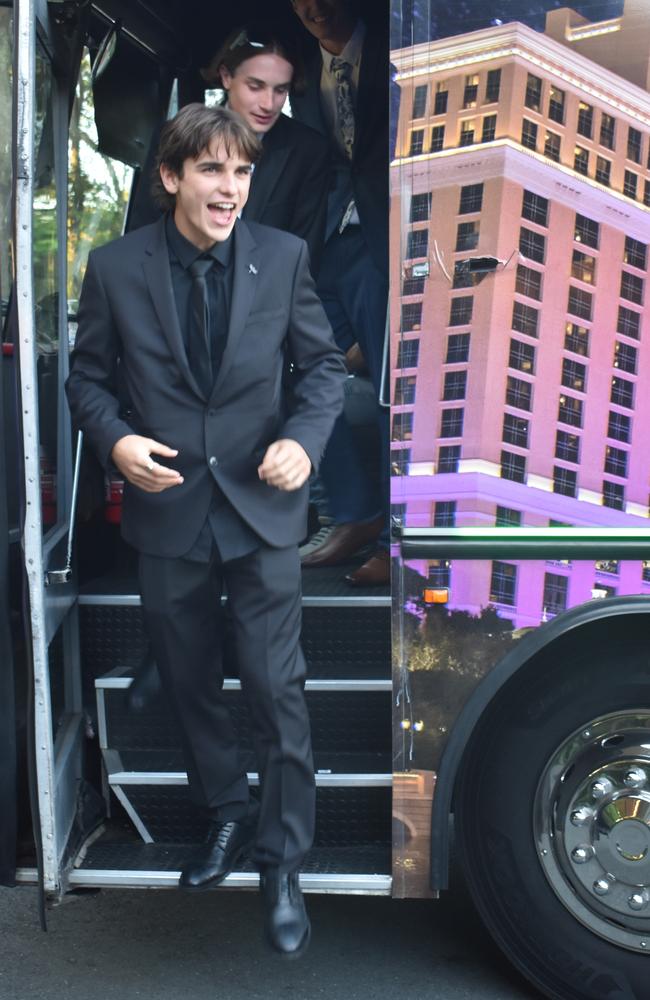 St Teresa's Catholic College students arriving at their 2022 graduation ceremony. Picture: Eddie Franklin