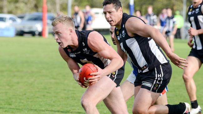 Hayden in action during the 2019 grand final. Picture: AAP/Brenton Edwards