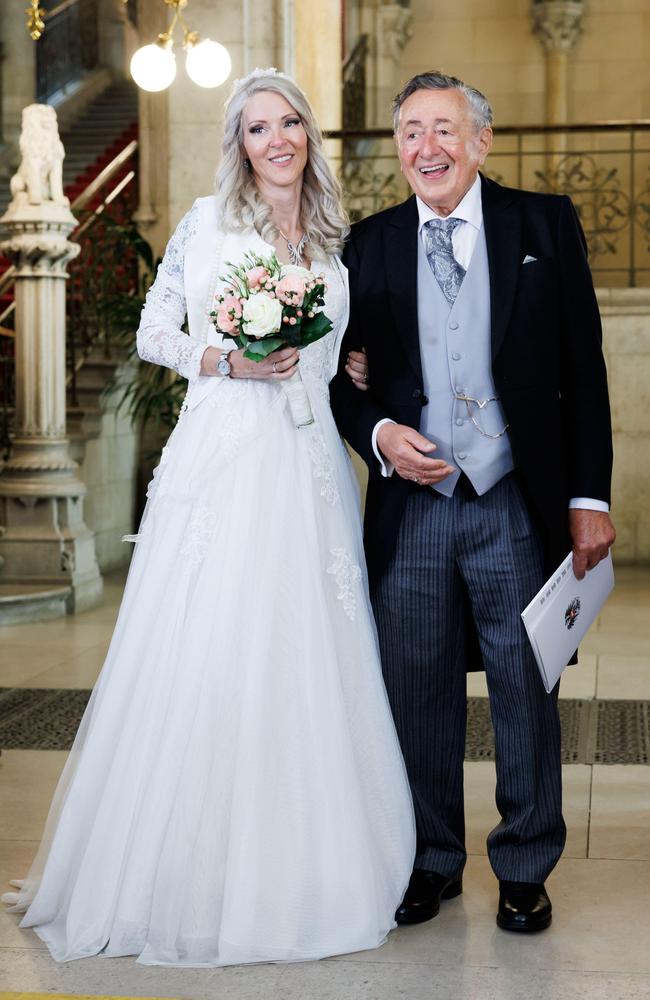 Billionaire playboy Richard Lugner has died just weeks after marrying his sixth wife Simone Reilander. Picture: APA-PictureDesk/Alamy Live News