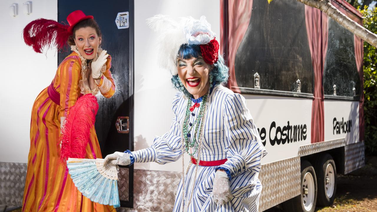 Tamara Michelle'i (left) and Tanya Grant of The Costume Parlour, Thursday, June 15, 2023. Picture: Kevin Farmer