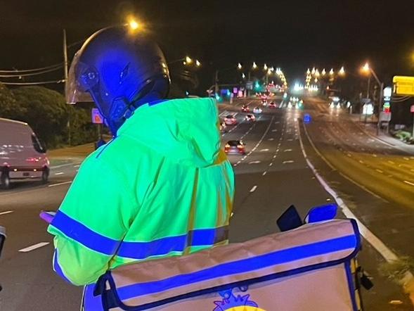 Ryde Highway patrol stop Delivery motor scooter rider who has accumulated 240 demerit points since January 2024.