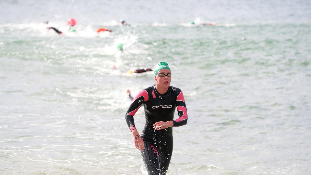 Australia Day Ocean Swim at Kingston Beach. Picture: Nikki Davis-Jones