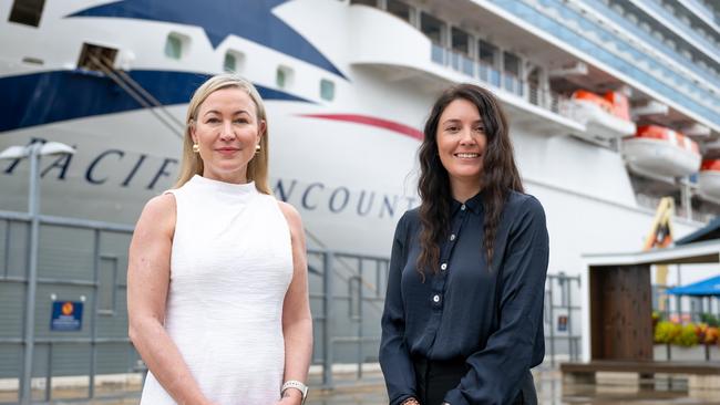 Cairns Post general manager Stephanie Campbell and editor Tyla Harrington. Picture: Emily Barker