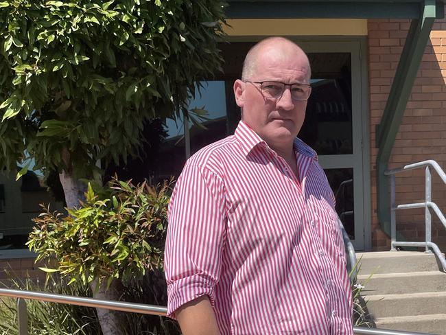 Steven John Whiteoak leaves Hervey Bay Magistrates Court on September 21, 2023.