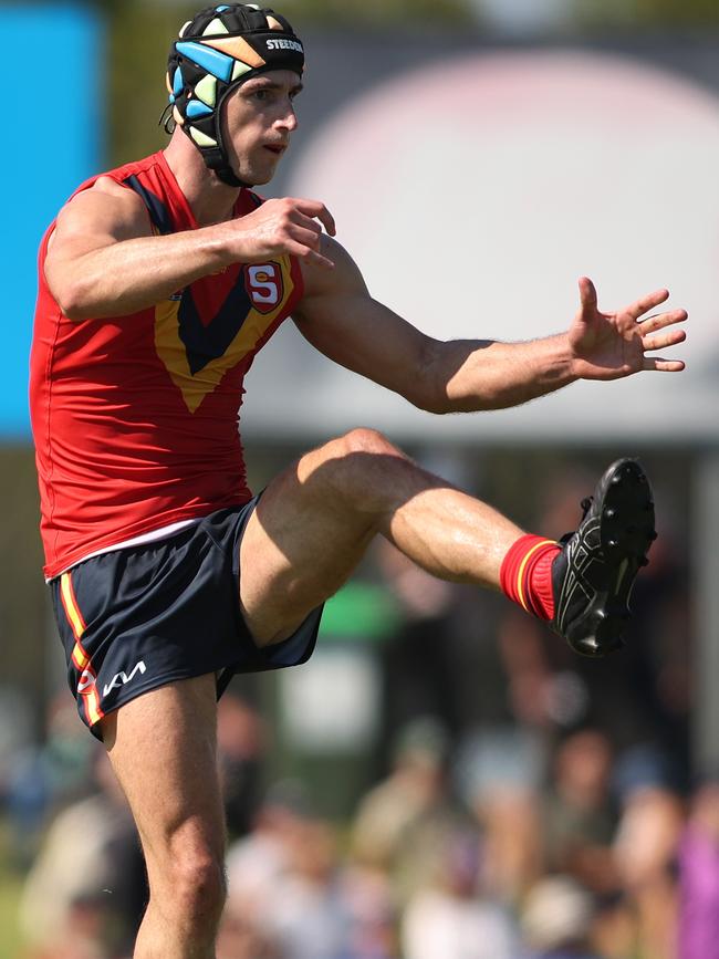 Josh Ryan in action for the SANFL state team against the VFL this year. Picture: Maya Thompson/AFL Photos/via Getty Images