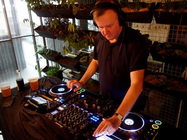 Anthony Albanese on the decks as DJ Albo