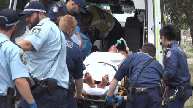 Mr Amatto was rushed to hospital after the attack in Tregear. Picture: ABC News