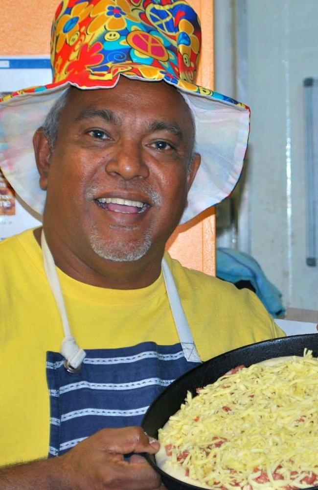 Popular Straddie businessman Charlie Jia in his pizza shop at Dunwich. Picture: Facebook