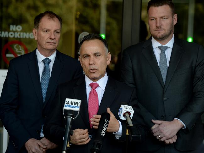 Mr Pesutto said he will not be donating his pay rise, which will bring his total take home pay to $383,860. Picture: Andrew Henshaw