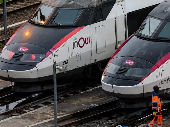 The TGV “automatic vigilance system” requires constant pressure from the driver on a pedal or handle.Picture; AFP/Getty Images.