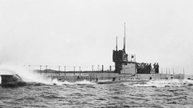 The lost Australian submarine AE1.