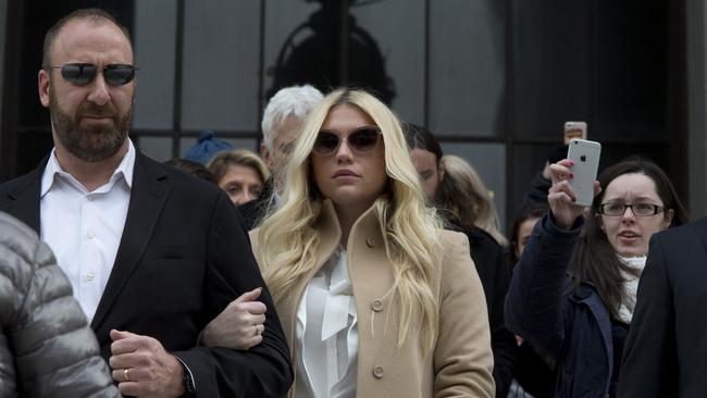 Producer Dr. Luke says the singer is slinging falsehoods and ruining his reputation to try to weasel out of her recording contract and strike a new deal. Picture: AP Photo/Mary Altaffer.