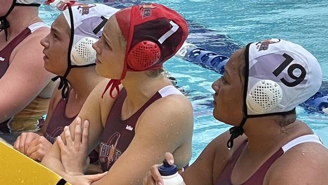 LuLu Elliott, left, Gabi Palm and Taafili Taoso.