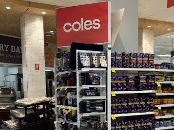 Coles' Australia Day displays