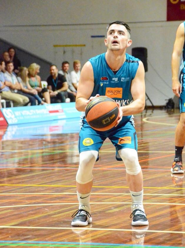 Seahawks SBL player Jordi Anger in action for the North Gold Coast Seahawks. Picture supplied.