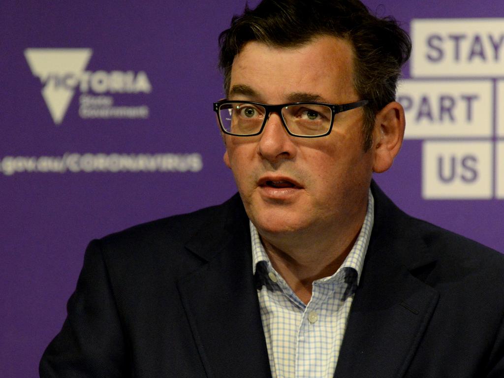 Victorian Premier Daniel Andrews was expected to announce further easing of restrictions on Sunday. Picture: Andrew Henshaw/NCA NewsWire