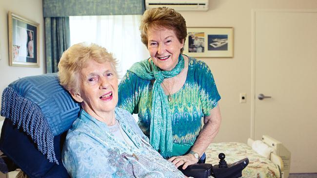 Rhonda Gillam and Betty Cuthbert.