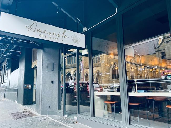 The outside Amaranta Grill and Bar for TasWeekend Indulge. Picture: Supplied