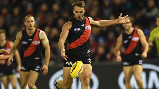 Jobe Watson was a standout for Essendon on Saturday night. Picture: AAP Images